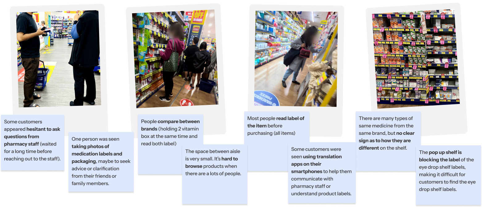 1st round store observation